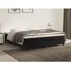 Image de Vidaxl sommier à ressorts de lit gris foncé 90x190 cm tissu