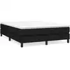 Image de Vidaxl cadre de lit sans matelas noir 140x190 cm tissu