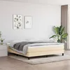 Image de vidaXL Cadre de lit à lattes Lit Rembourré avec Pieds Lit Double avec Sommier à Lattes Lit Adulte de Chambre à Coucher 3120537