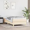 Image de vidaXL Cadre de lit à lattes Lit Rembourré Lit Simple avec Sommier à Lattes Lit Adulte de Chambre à Coucher Intérieur 3120595