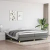 Image de vidaXL Cadre de lit à lattes Lit Rembourré Lit Double avec Sommier à Lattes Lit Adulte de Chambre à Coucher Moderne 3120639