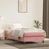 Image de Cadre De Lit À Lattes Rose 90x200 Cm Velours Vidaxl