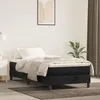 Image de vidaXL Cadre de lit à lattes Lit Rembourré Lit Simple Lit Adulte Meuble de Chambre à Coucher Intérieur Moderne Noir 3120756