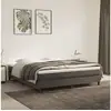 Image de Clicnbuy - lits & cadres de lit - sommier à ressorts de lit gris foncé 180x200 cm velours