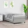 Image de vidaXL Cadre de lit à lattes gris clair 80x200 cm tissu 3120814