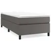 Image de vidaXL Cadre de lit à lattes Lit Rembourré Lit Simple Lit Adulte Meuble de Chambre à Coucher Intérieur Moderne Gris 3121027