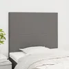 Image de vidaXL Tête de Lit Meubles de Chambre à Coucher Accessoires de Lit Simple Têtes de Cadre de Lit Intérieur Gris Foncé 3116027