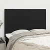Image de Tête De Lit Noir 144x5x118/128 Cm Tissu Vidaxl
