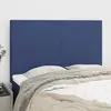 Image de Tête De Lit Bleu 144x5x118/128 Cm Tissu Vidaxl