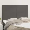 Image de Tête De Lit Gris 144x5x118/128 Cm Similicuir Vidaxl