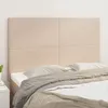 Image de Tête De Lit Cappuccino 144 X 5 X 118/128 Cm Similicuir Vidaxl
