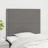 Image de Tête De Lit Gris Foncé 90x5x118/128 Cm Tissu Vidaxl