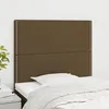Image de vidaXL Tête de Lit Meubles de Chambre à Coucher Accessoires de Lit Simple Têtes de Cadre de Lit Intérieur Marron Foncé 3116177