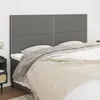 Image de Tête De Lit Gris Foncé 180 X 5 X 118/128 Cm Tissu Vidaxl