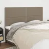 Image de Tête De Lit Taupe 180x5x118/128 Cm Tissu Vidaxl