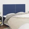 Image de Tête De Lit Bleu 180x5x118/128 Cm Tissu Vidaxl