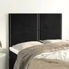 Image de Tête De Lit Noir 144x5x118/128 Cm Velours Vidaxl