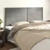 Image de Tête De Lit Gris Clair 200x5x118/128 Cm Velours Vidaxl