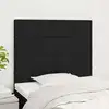 Image de Tête De Lit Noir 90x5x118/128 Cm Tissu Vidaxl