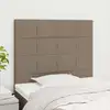 Image de Tête De Lit Taupe 90x5x118/128 Cm Tissu Vidaxl