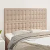 Image de Tête De Lit Cappuccino 144 X 5 X 118/128 Cm Similicuir Vidaxl