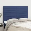 Image de Tête De Lit Bleu 144x5x118/128 Cm Tissu Vidaxl