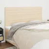 Image de Tête De Lit Crème 180x5x118/128 Cm Tissu Vidaxl