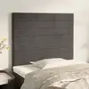 Image de Tête De Lit Gris Foncé 90x5x118/128 Cm Velours Vidaxl