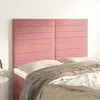 Image de Tête De Lit Rose 144x5x118/128 Cm Velours Vidaxl