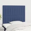 Image de Tête De Lit Bleu 80x5x118/128 Cm Tissu Vidaxl