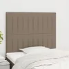 Image de Tête De Lit Taupe 90x5x118/128 Cm Tissu Vidaxl