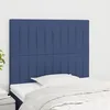 Image de Tête De Lit Bleu 100x5x118/128 Cm Tissu Vidaxl