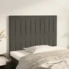 Image de Tête De Lit Gris Foncé 90x5x118/128 Cm Velours Vidaxl