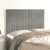 Image de Tête De Lit Gris Clair 144 X 5 X 118/128 Cm Velours Vidaxl