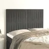 Image de Tête De Lit Gris Foncé 144 X 5 X 118/128 Cm Velours Vidaxl