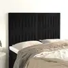 Image de Tête De Lit Noir 144x5x118/128 Cm Velours Vidaxl
