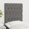 Image de T  te De Lit Gris Fonc © 80x7x118/128 Cm Tissu Vidaxl
