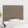 Image de Tête De Lit Taupe 90x7x118/128 Cm Tissu Vidaxl