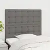 Image de Tête De Lit Gris Foncé 90x5x118/128 Cm Tissu Vidaxl