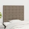 Image de Tête De Lit Taupe 90x5x118/128 Cm Tissu Vidaxl