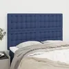 Image de vidaXL Têtes de lit 4 pcs Bleu 72x5x78-88 cm Tissu3116770