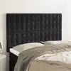 Image de Tête De Lit Noir 144x5x118/128 Cm Velours Vidaxl