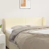 Image de vidaXL Tête de lit avec oreilles Crème 147x23x78/88 cm Similicuir 3116956