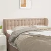 Image de Tête De Lit Avec Oreilles Cappuccino 147x23x78/88 Cm Similicuir Vidaxl