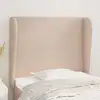 Image de Tête De Lit Avec Oreilles Cappuccino 83x23x118/128cm Similicuir Vidaxl