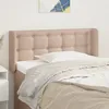 Image de Tête De Lit Avec Oreilles Cappuccino 83x16x78/88 Cm Similicuir Vidaxl