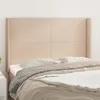Image de Tête De Lit Avec Oreilles Cappuccino 147x16x118/128 Cm Vidaxl