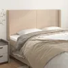 Image de Tête De Lit Avec Oreilles Cappuccino 203x16x118/128 Cm Vidaxl