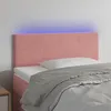 Image de Tête De Lit À Led Rose 80x5x78/88 Cm Velours Vidaxl