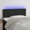 Image de Tête De Lit À Led Noir 80x5x78/88 Cm Velours Vidaxl
